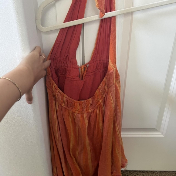 Women's Orange Dress - Picture 3 of 3